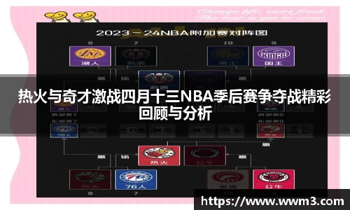 热火与奇才激战四月十三NBA季后赛争夺战精彩回顾与分析