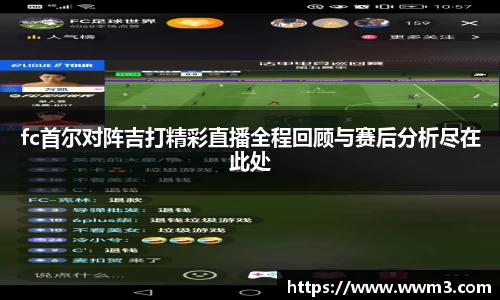 fc首尔对阵吉打精彩直播全程回顾与赛后分析尽在此处
